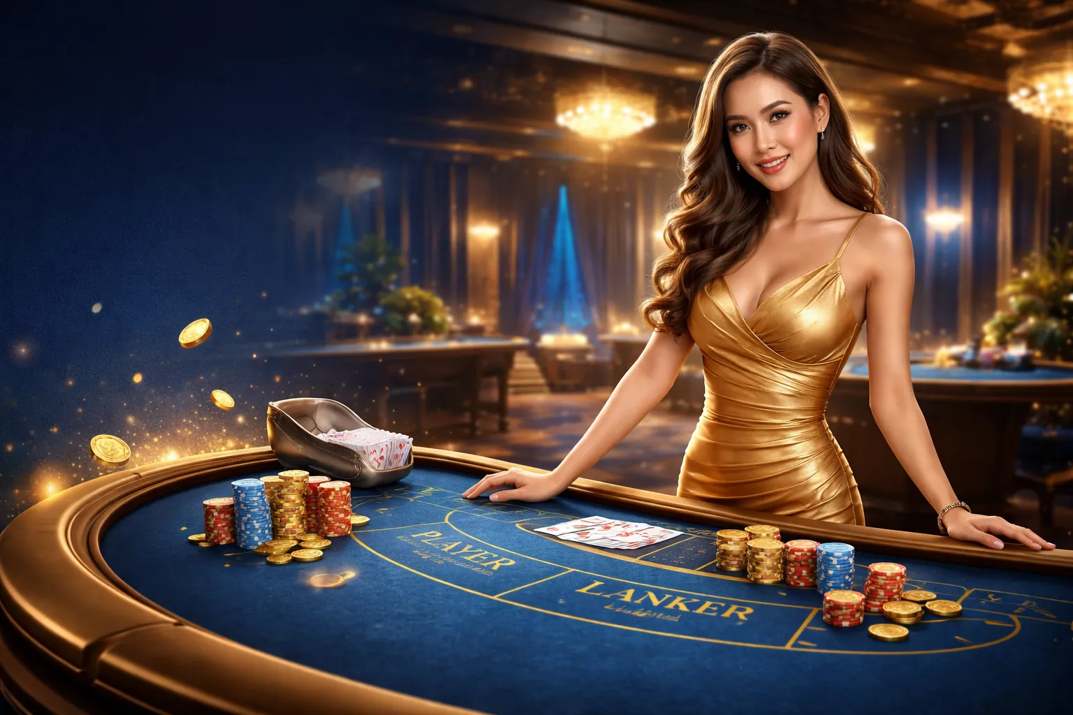 Hình ảnh nền đội ngũ hỗ trợ khách hàng nổ hũ 789 win