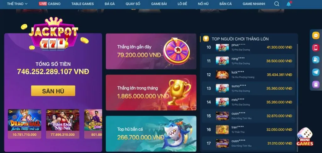 Tham gia nổ hũ 789 win ngay